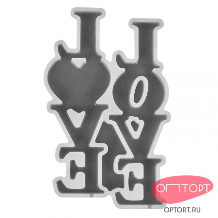 Силиконовая форма для леденцов «Love»
